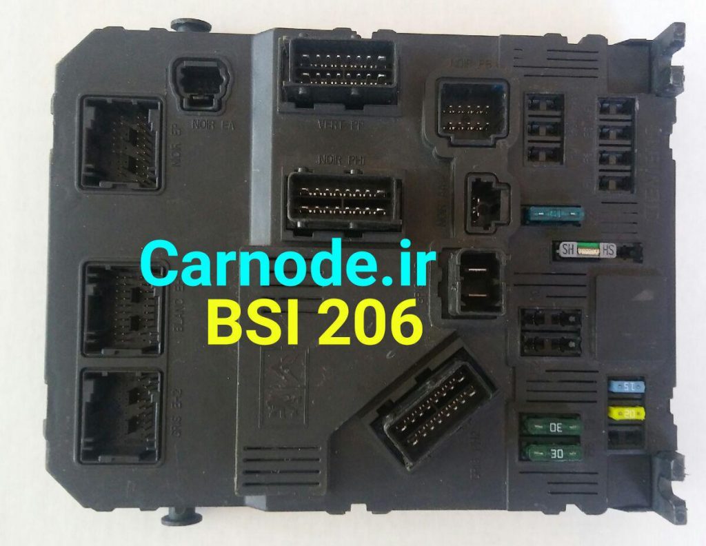 تصویر محل نصب BSM سمت راننده پشت چراغ سمت راننده