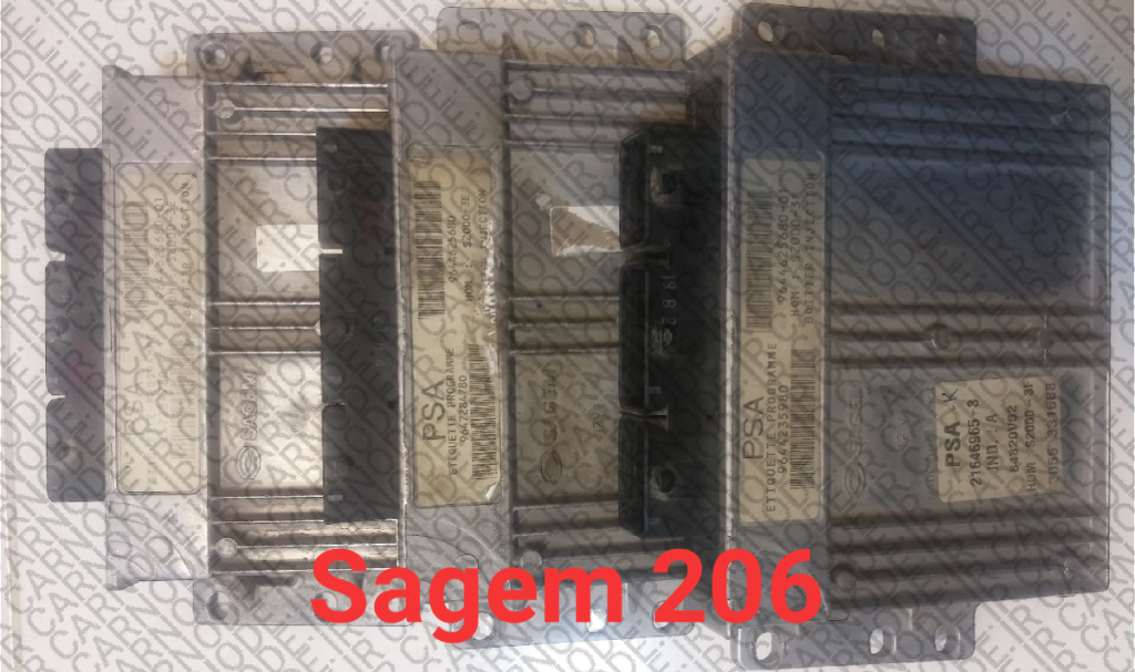 خرید ECU دست دوم پژو 206 از نوع ساژم